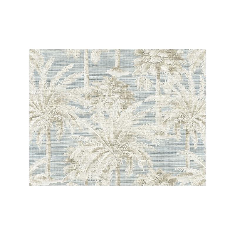 Sample PS40002 Palm Springs, Dream Of Palm Trees Blue Texture by Kenneth James Wallpaper