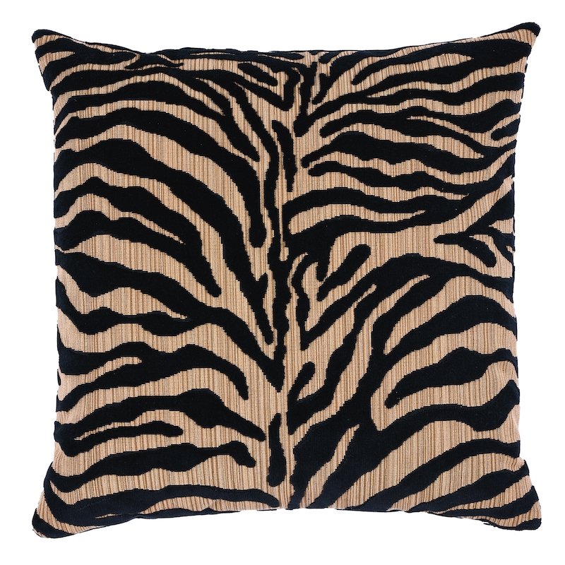 So7860018 Markova Stripe Pillow Black By Schumacher Furniture and Accessories 1,So7860018 Markova Stripe Pillow Black By Schumacher Furniture and Accessories 2