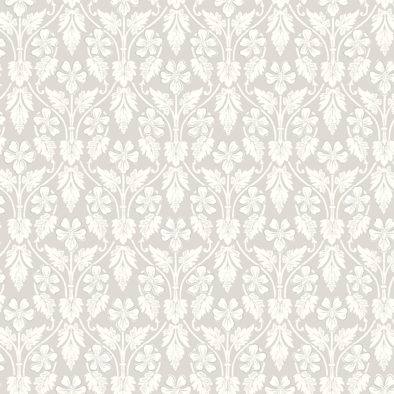 Sample 4537 Nora, Grey By Borastapeter Wallpaper