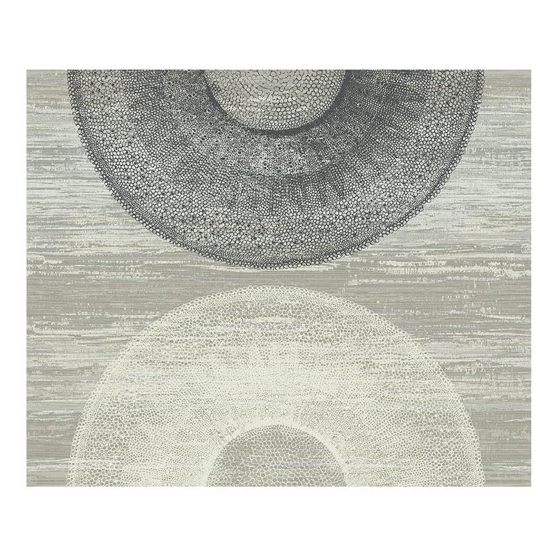 Sample Carl Robinson  CR60402, Newark color Blue  Circles Wallpaper