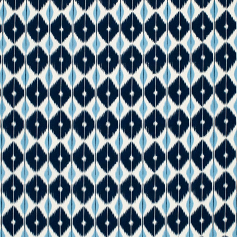 Purchase sample of 173402 Sarong, Indigo by Schumacher Fabric