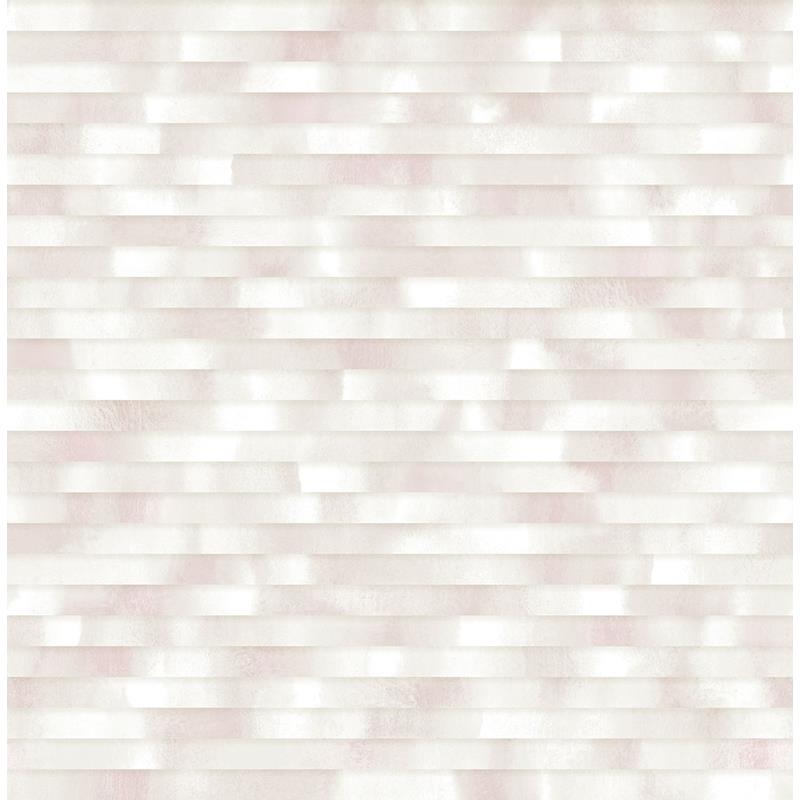 View 2889-25232 Plain Simple Useful Kalmar Light Pink Hazy Stripe Pink A-Street Prints Wallpaper