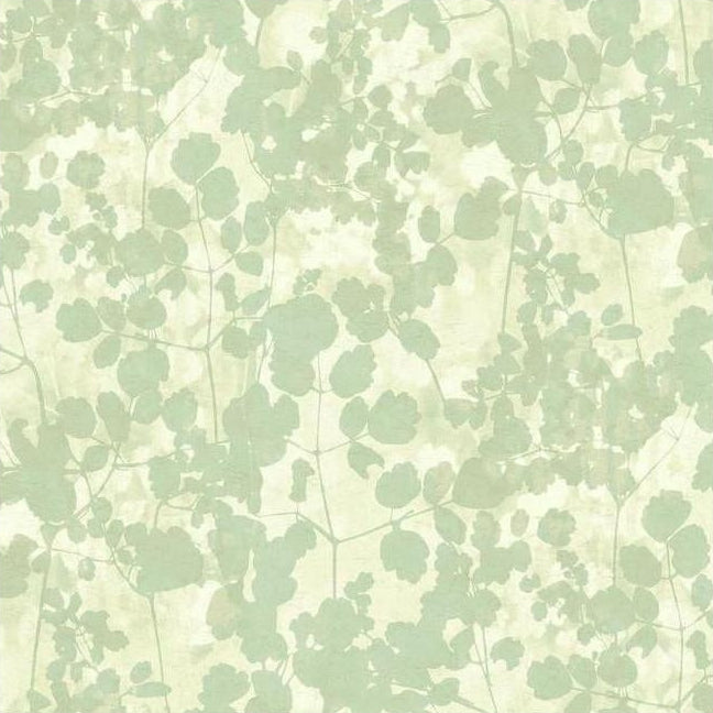 Order NA0517 Botanical Dreams Pressed Leaves Green by Candice Olson Wallpaper