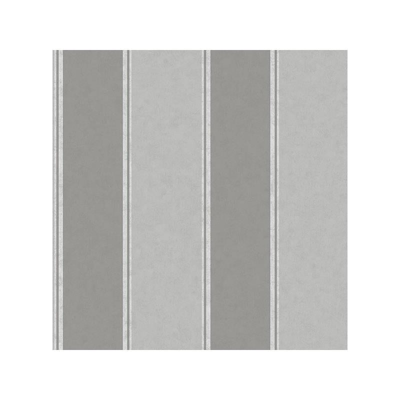 Sample M1709 Archive Collection, Rydia Grey Stripe Wallpaper by Brewster