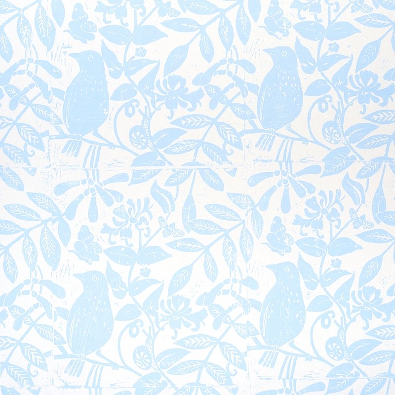 Shop 5011190 Bird & Bee Sky Schumacher Wallpaper