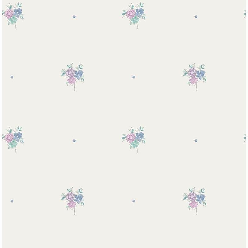 Acquire FA41509 Playdate Adventure Blue Floral by Seabrook Wallpaper