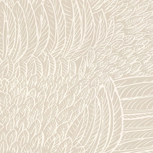 Looking for 5007561 Featherfest Natural Schumacher Wallpaper