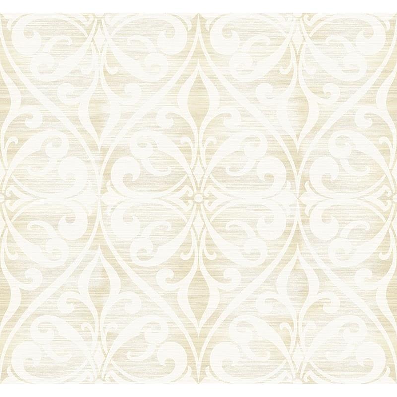 Find LG90404 Lugano Neutrals Damask by Seabrook Wallpaper