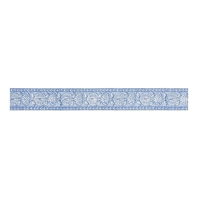 Sample SC 0003T3328 Tulsi Block Print Tape by Scalamandre Fabric