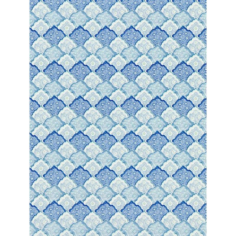 JP 00034660 Malay Akira Porcelain Blue by Old World Weavers Fabric
