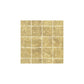 Sample KT2102 Ronald Redding 24 Karat, Metal Leaf Squares Wallpaper Gold  by Ronald Redding