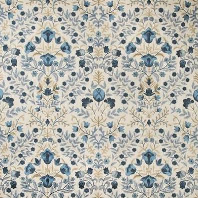 Shop 2019110.155.0 Luxford Embroidery Blue Botanical by Lee Jofa Fabric