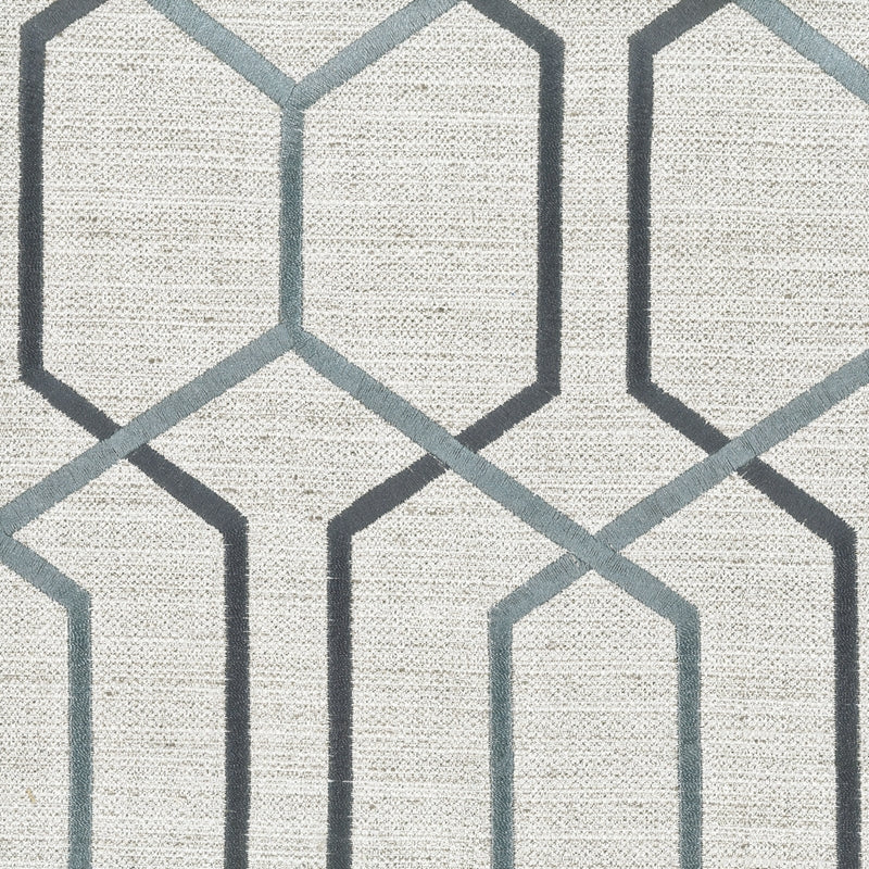 Sample RISO-5 Slate by Stout Fabric