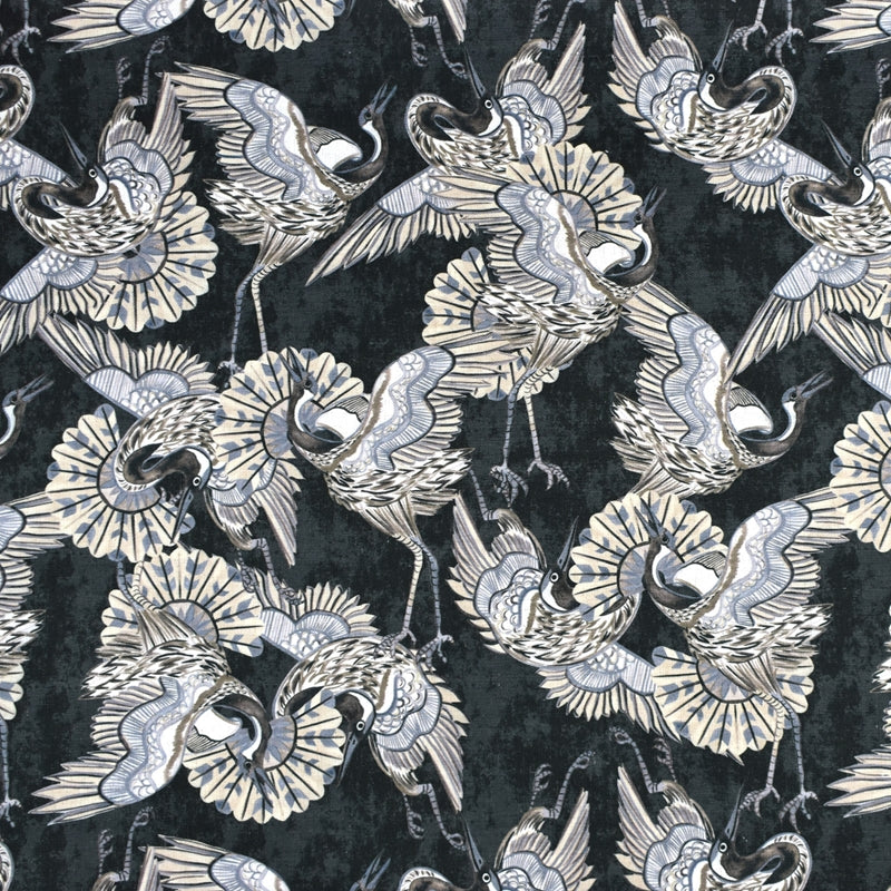 Select S2260 Ebony Black Animal Greenhouse Fabric