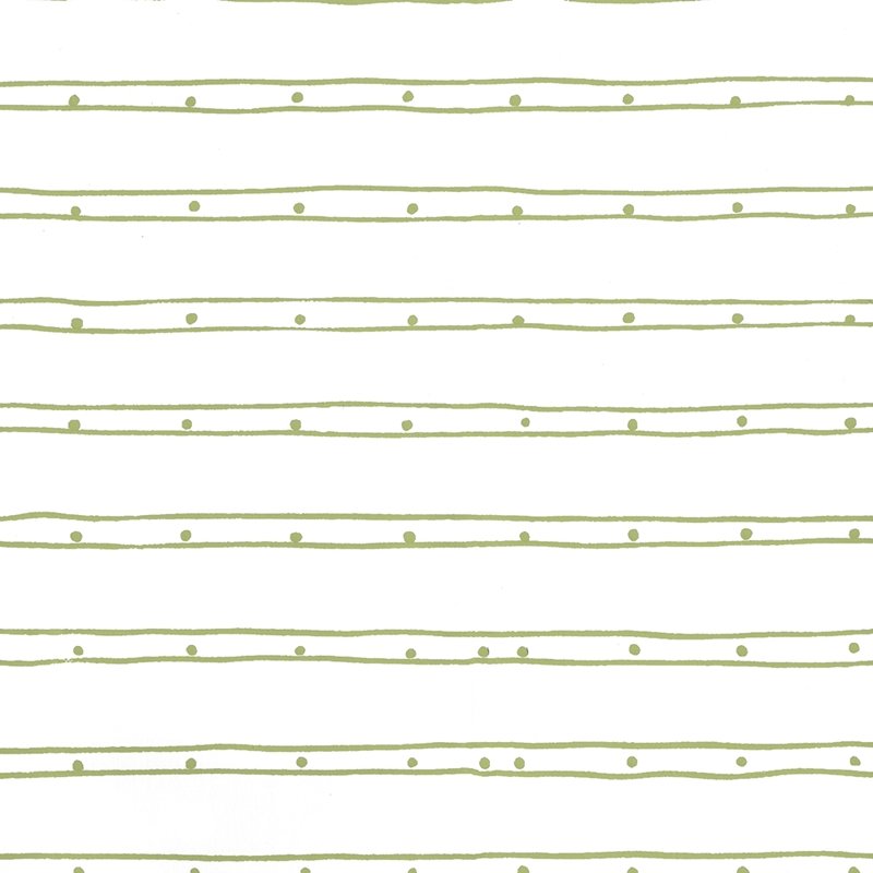 Order AP209-12 Soho Jungle Green Off White by Quadrille Wallpaper