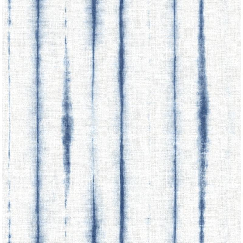 Sample 2969-26049 Pacifica, Orleans Blue Shibori Faux Linen by A-Street Prints Wallpaper