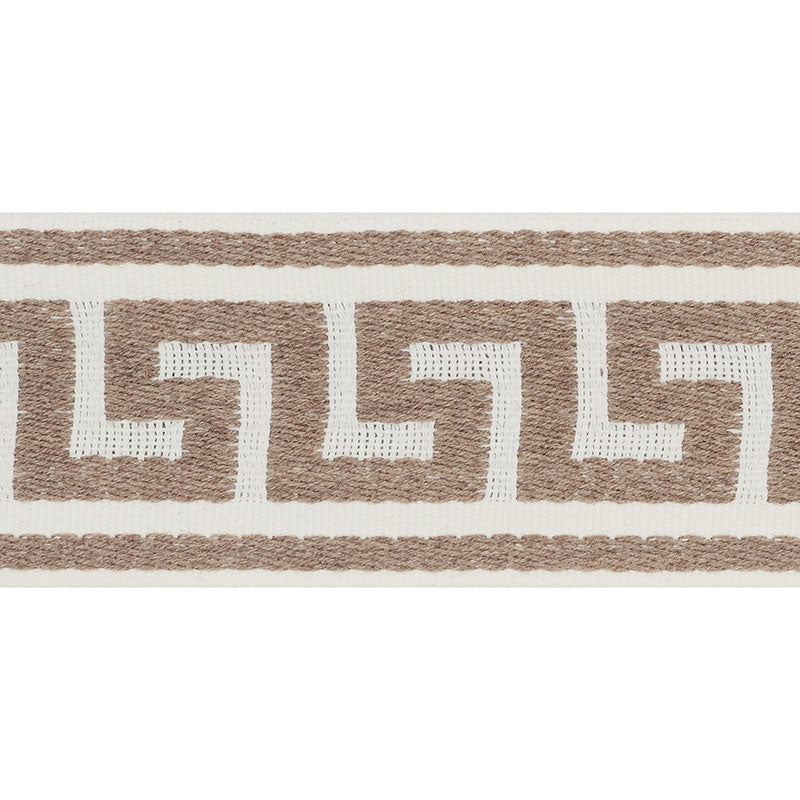 72390 | Ganton Tape, Taupe - Schumacher Fabric