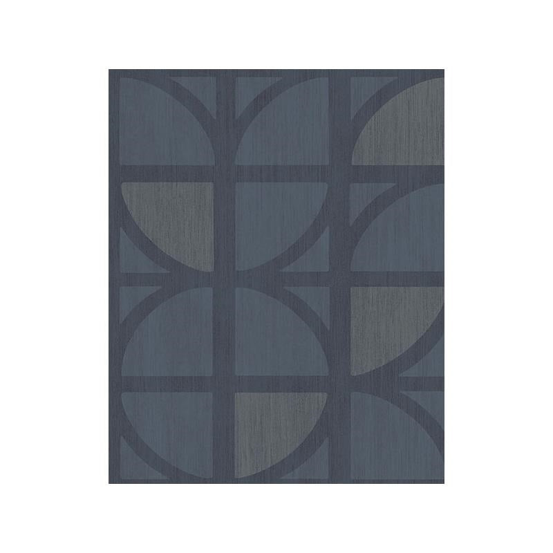 Sample 395813 Bold, Tulip Dark Blue Geometric Trellis by Eijffinger Wallpaper