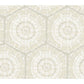 LLS4124 Lisa Love Cream Harmony Peel &amp; Stick Wallpaper by NuWallpaper