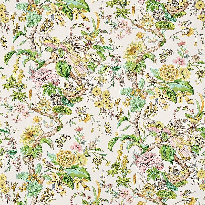 Find 1314001 Cranley Garden Pink by Schumacher Fabric