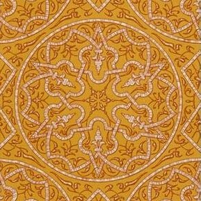 Buy GWF-3416.422.0 Pellegrini Yellow/Gold by Groundworks Fabric
