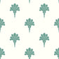 Sample MB31606 Beach House Summer Fan, Tropic Green Feathers by Seabrook Wallpaper