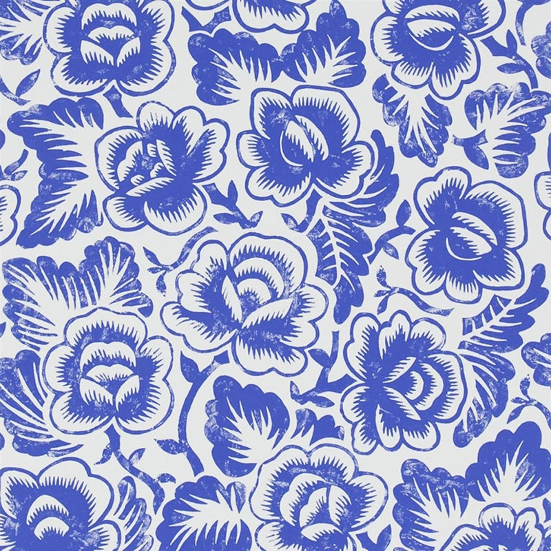 Save P592/07 Rosario Cobalt by Designer Guild Wallpaper