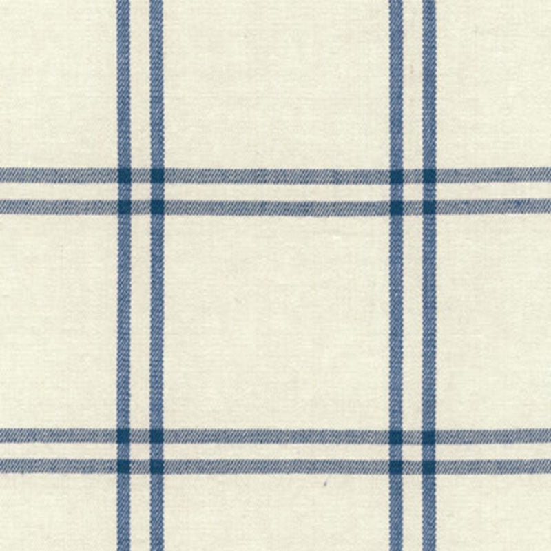 Purchase sample of 55715 Luberon Plaid, Indigo by Schumacher Fabric