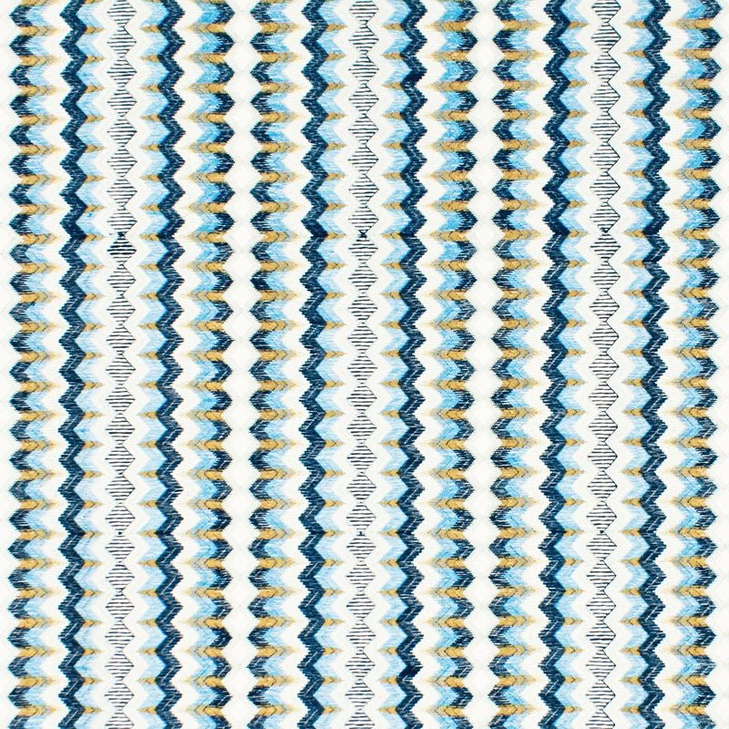 Sample OFFP-1 Offpeak, Blue Beige Cream Stout Fabric