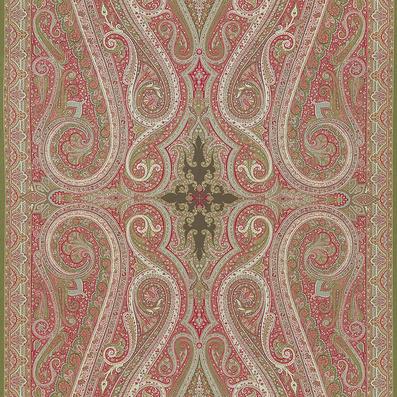 Find 174801 Pasha Paisley Pomegranate by Schumacher Fabric
