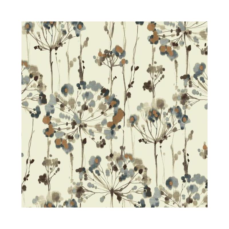 Sample CN2100 Modern Artisan, Flourish color Cream, Floral by Candice Olson Wallpaper