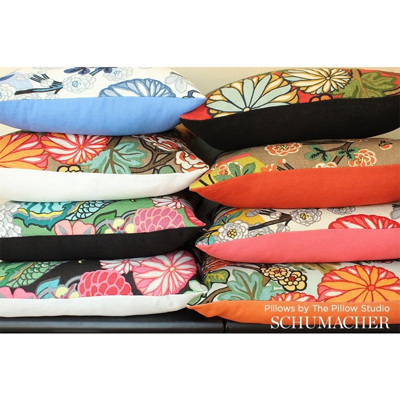 Save 173275 Schumacher Chiang Mai Dragon Ebony Fabric