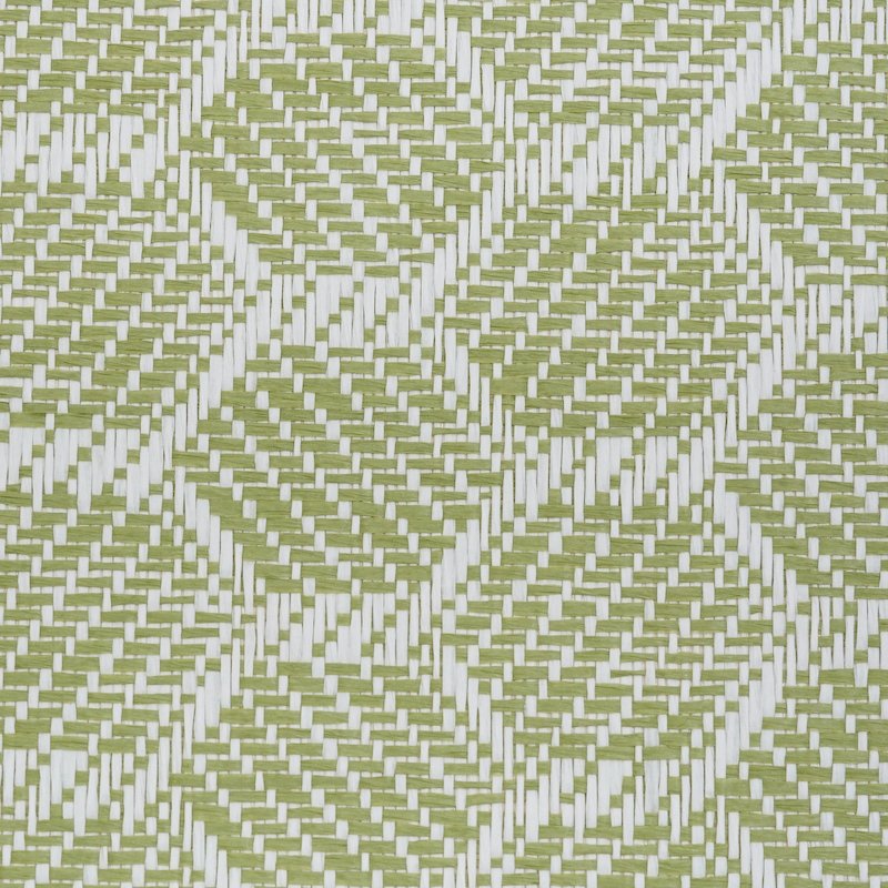 Buy 5011281 Abaco Paperweave Green Schumacher Wallcovering Wallpaper