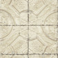Purchase 3115-12434 Farmhouse Susanna Beige Vintage Tin Tile Beige by Chesapeake Wallpaper