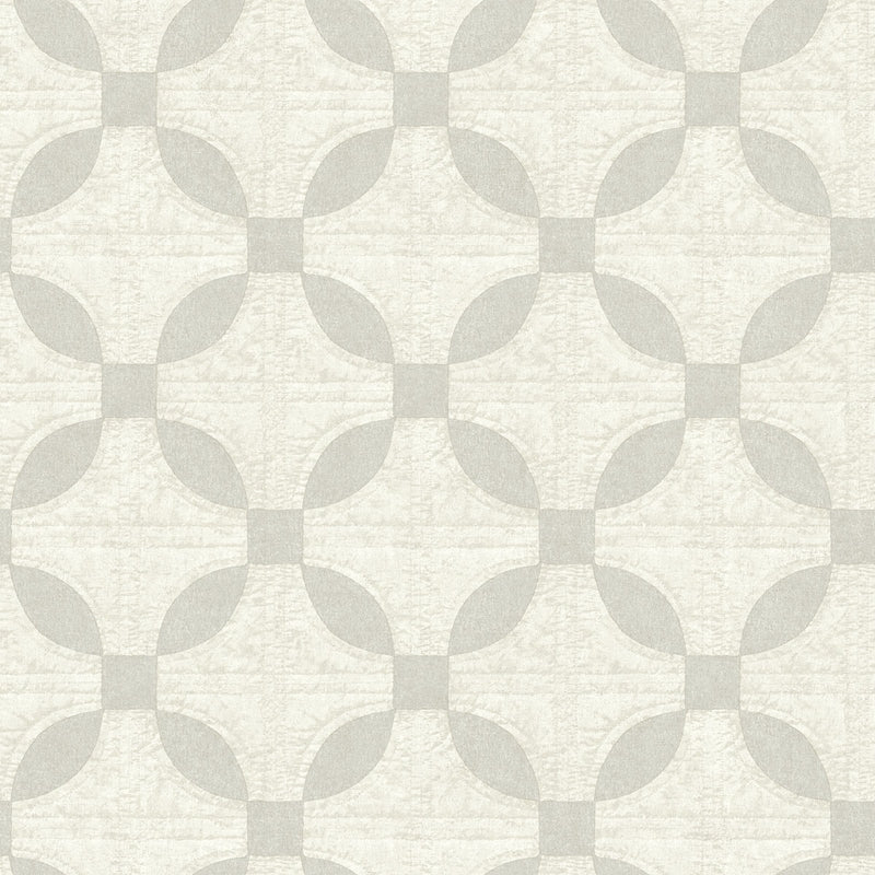 Sample 3115-12473 Farmhouse, Justice Light Grey Quilt by Chesapeake Wallpaper