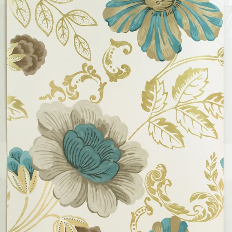 Buy P475/03 Amalienborg Teal by Designer Guild Wallpaper