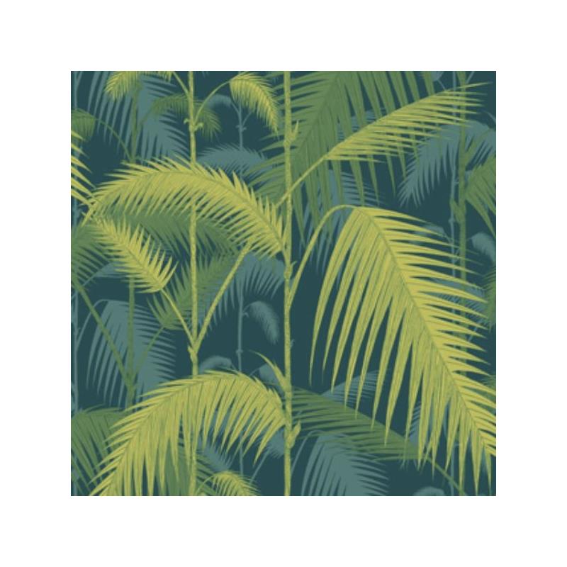 Sample 112/1002 Palm Jungle Petrol/Lime by Cole and Son