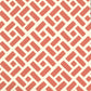 Sample 2220-06WP Edo, New Shrimp on Off White by Quadrille Wallpaper