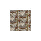 Sample F1489-02 Frontier Linen Gold Animal/Insect Clarke And Clarke Fabric
