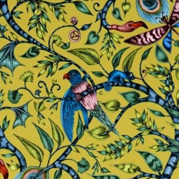 Looking F1212/01 Rousseau Velvet Animal/Insect by Clarke And Clarke Fabric