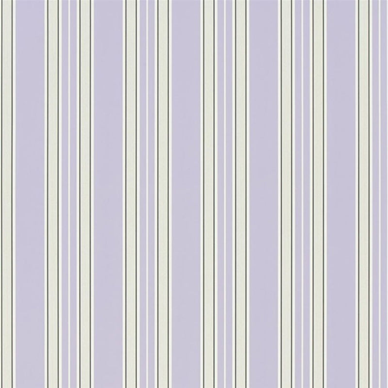 Buy P586/09 Pinstripe Lilac by Designer Guild Wallpaper