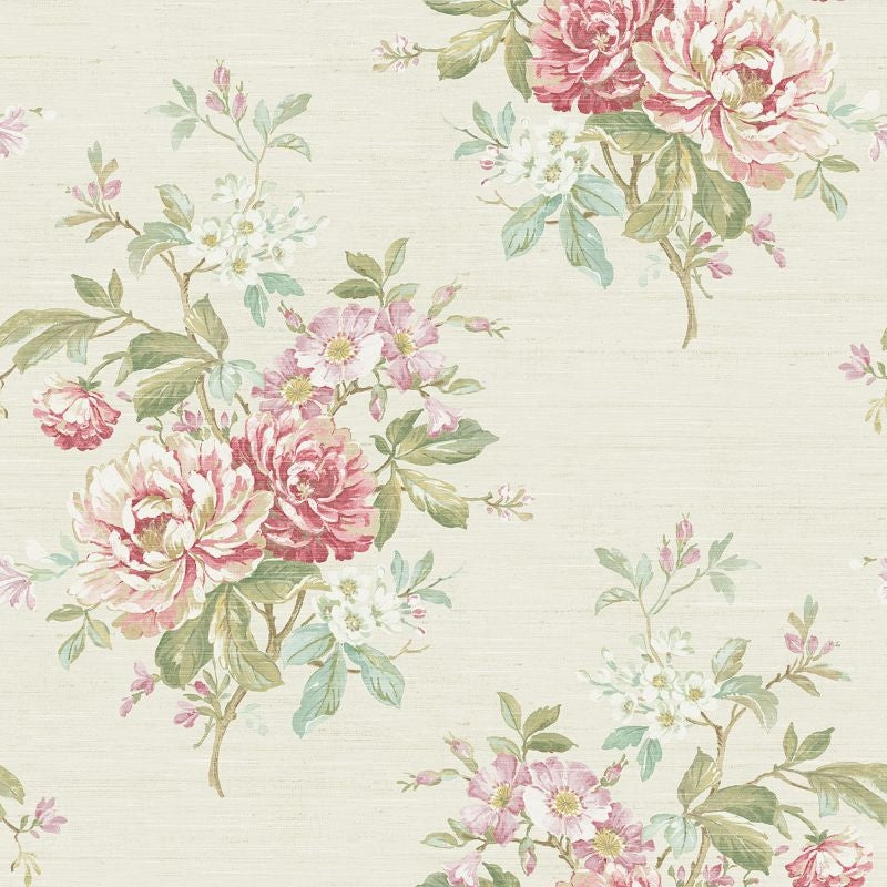 Looking RV21004 Summer Park Floral by Wallquest Wallpaper