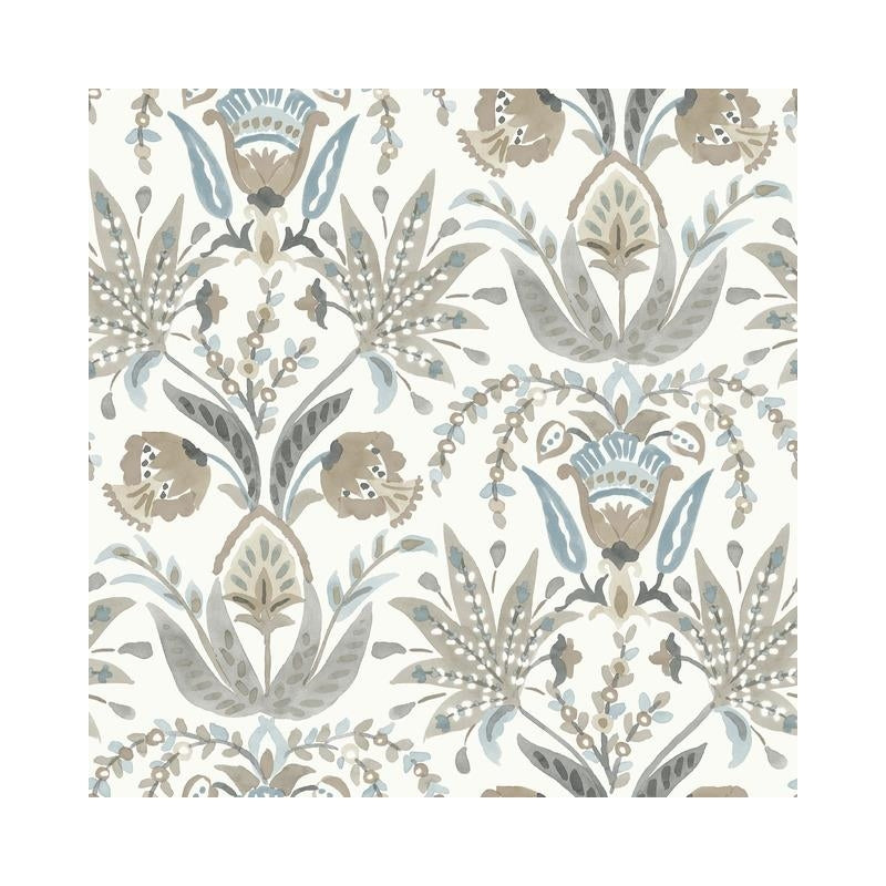 Sample MN1915 Seaside Jacobean, Mediterranean by York Wallpaper