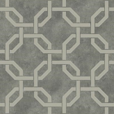 Shop CR22718 Jessop Gray Geometric by Carl Robinson 10-Island Wallpaper