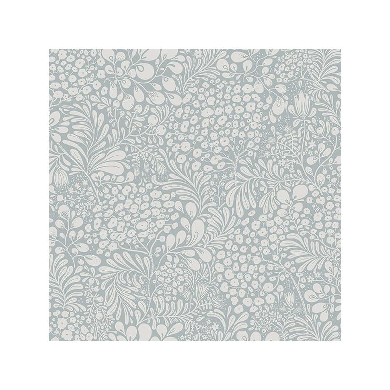 Sample 2932-65130 Lina, Siv Light Blue Botanical  by A-Street Prints Wallpaper