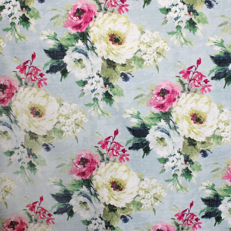 Search S5186 Horizon Floral Blue Greenhouse Fabric