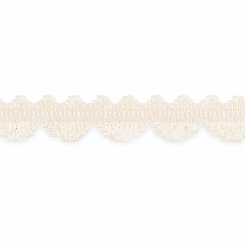 LF2004-2 | Lily Loop Fringe, Ivory - Schumacher Fabric