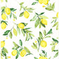 Looking 2904-25686 Fresh Start Kitchen & Bath Limon Chartreuse Fruit Wallpaper Chartreuse Brewster