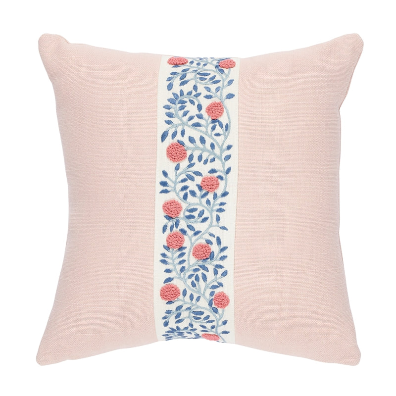 So7629003 | Ashoka 16" Pillow, Rose Quartz - Schumacher Furniture and Accessories