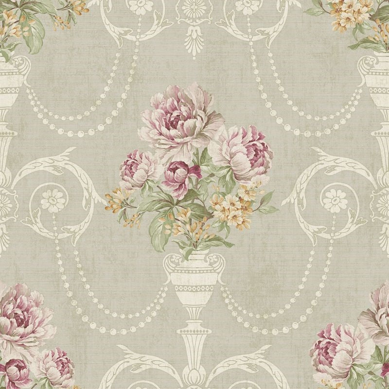 Search VA11409 Via Allure 2 Bouquet by Wallquest Wallpaper